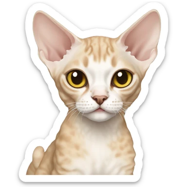 Devon Rex Full Body sticker