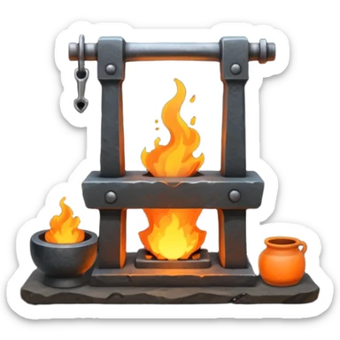 A Japanese blacksmith forge sticker