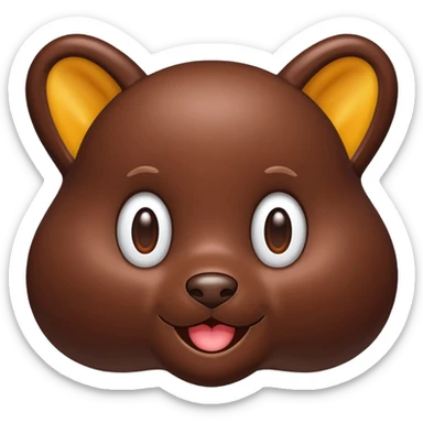 Dubai chocolate labubu sticker