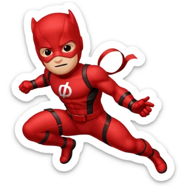 Daredevil with logo sticker