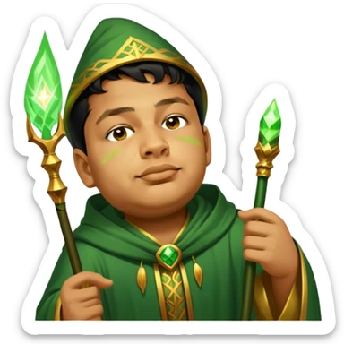 Verdant Wizard sticker