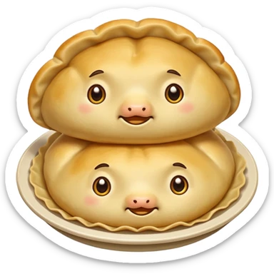 pierogie emoji sticker