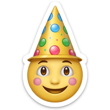 2026 happy new year yellow faced emoji sticker