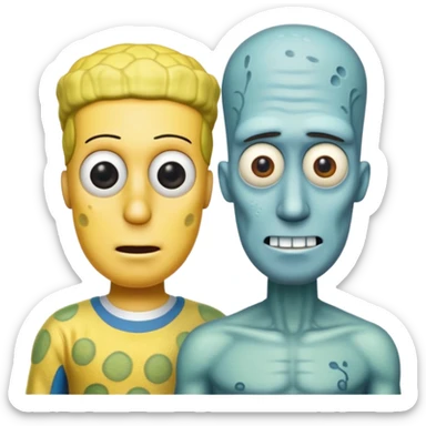 spongebob squarepants squidward sticker