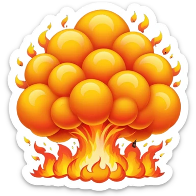 Explosions sticker