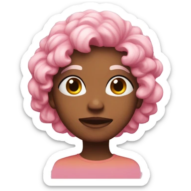 Coração cor de rosa  sticker