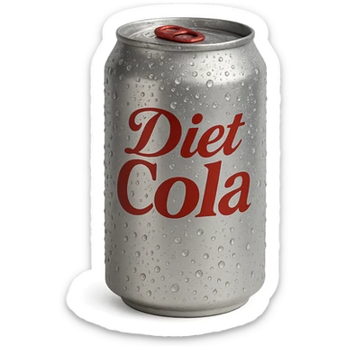 diet cola sticker
