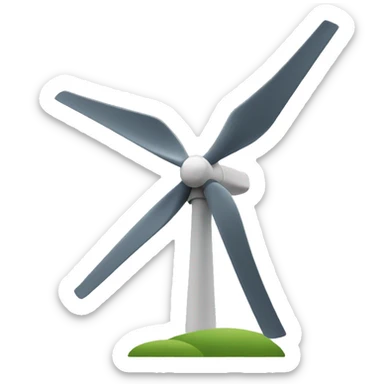 Wind turbine sticker