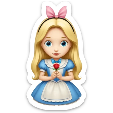 Alice in wonderland sticker