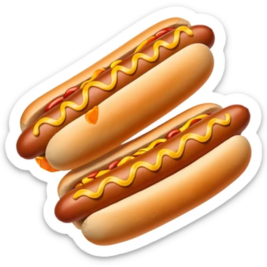 Nature hot dogs sticker