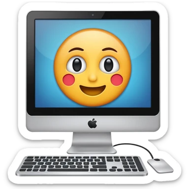 Computador Ligado sticker