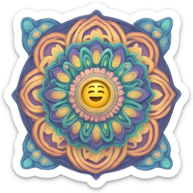 Mandala sticker