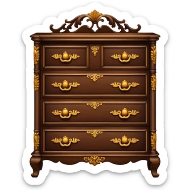 dresser sticker