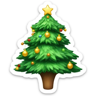 christmas tree sticker