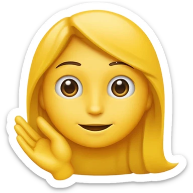 emoji qui sourit et qui donne un doigt d’honneur  sticker