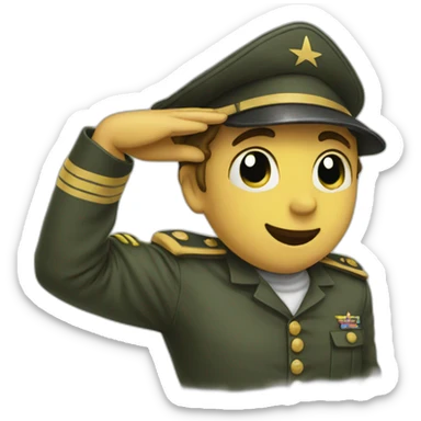 salute plus tear sticker