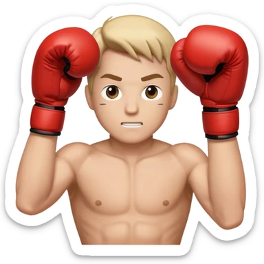 Barbie ken ken boxing sticker