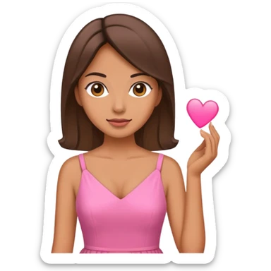 Leg skin a woman and pink dress sticker