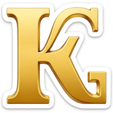 gold letter:48; sticker