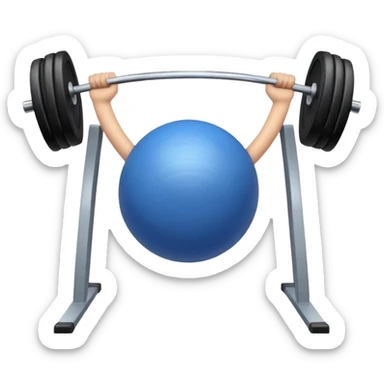 pelota gimnasio sticker