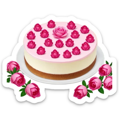 Розовая бабочка 🦋 с сердечками sticker