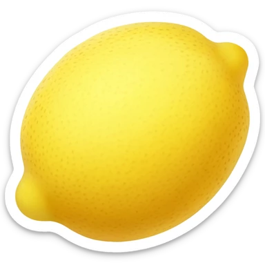 lemon powder sticker