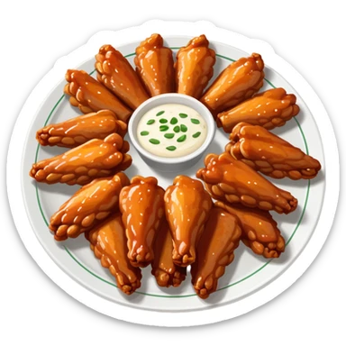 Wingstop food place sticker