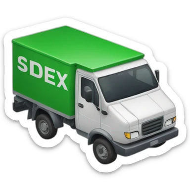 Sedex delivery truck sticker