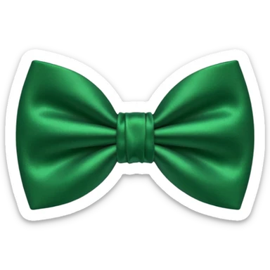 green bow tie sticker