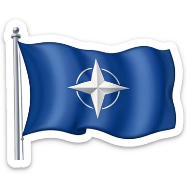 NATO flag sticker