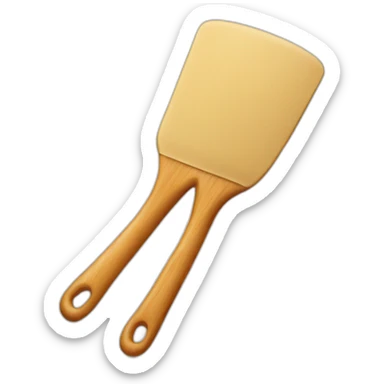 Depilation spatula sticker