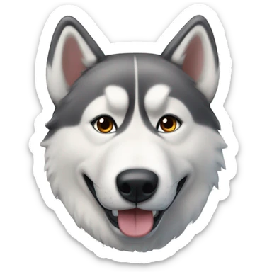 Husky clin d’œil  sticker