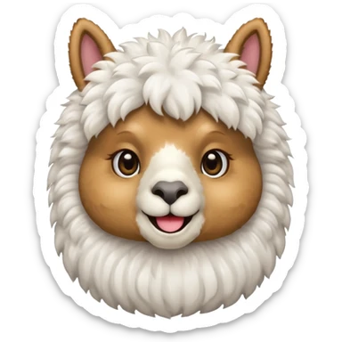 alpaca emoji sticker