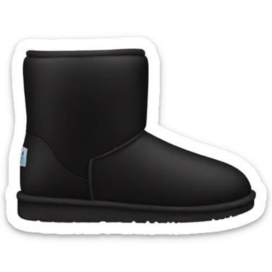 Black uggs sticker
