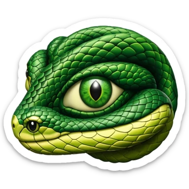 eye of a snake sticker