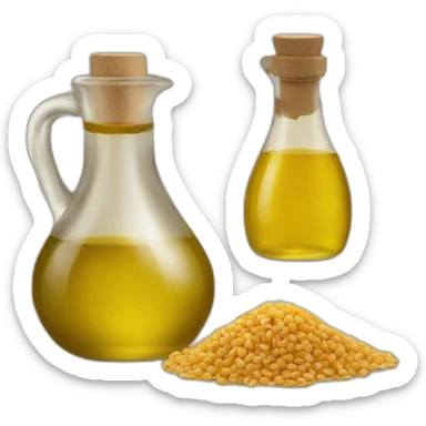 Sesame oil sticker