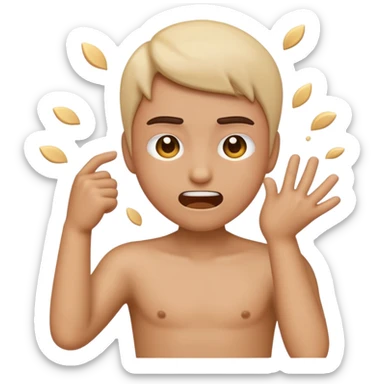 I want an emoji of him hitting himself sticker