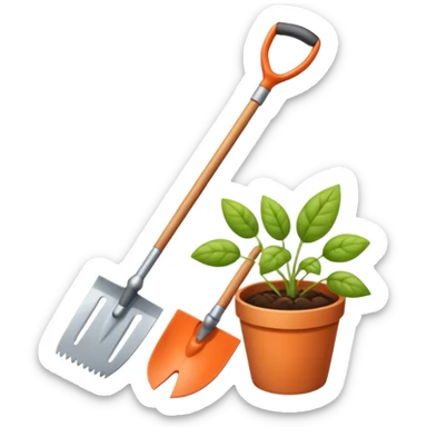 gardening sheers sticker