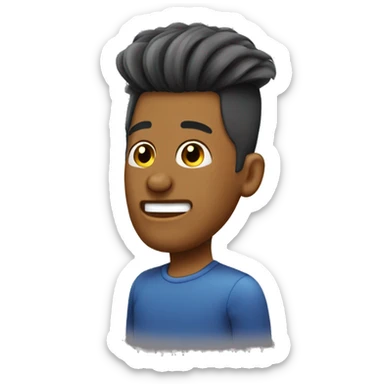 Brosse à cheveux  sticker