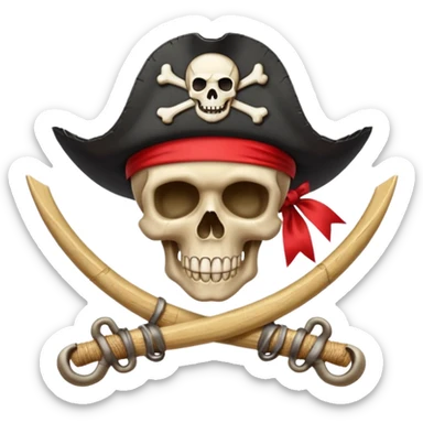 Fait moi ce drapeau a l'identique 🏴‍☠️ et rajoute sur la tête de mort un chapeau de paille avec un file rouge sticker