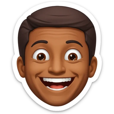 a guy from kerala laughing sticker