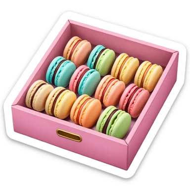 a box of macaron



















 sticker