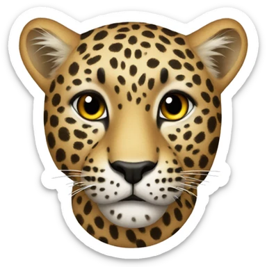 Leopard  sticker