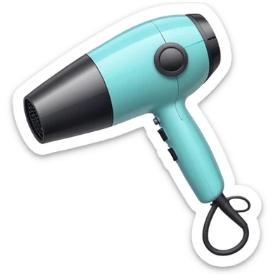 Blow dryer sticker