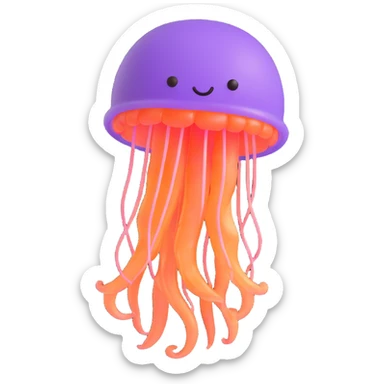 cute jellyfish sticker