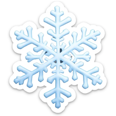 flocon de neige sticker