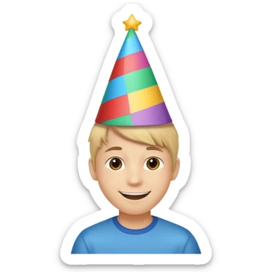 Birthday boy 14 years old  sticker