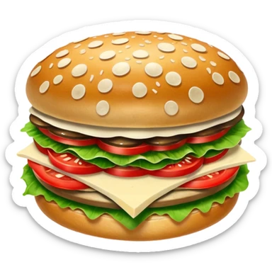 mushroom sandwich sticker