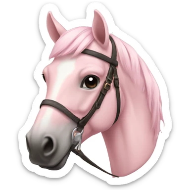 Pale pink tack sticker