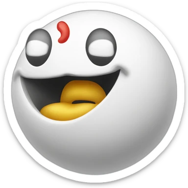 bonhomme moustachu en moule bite levant le bas droit vers le ciel sticker